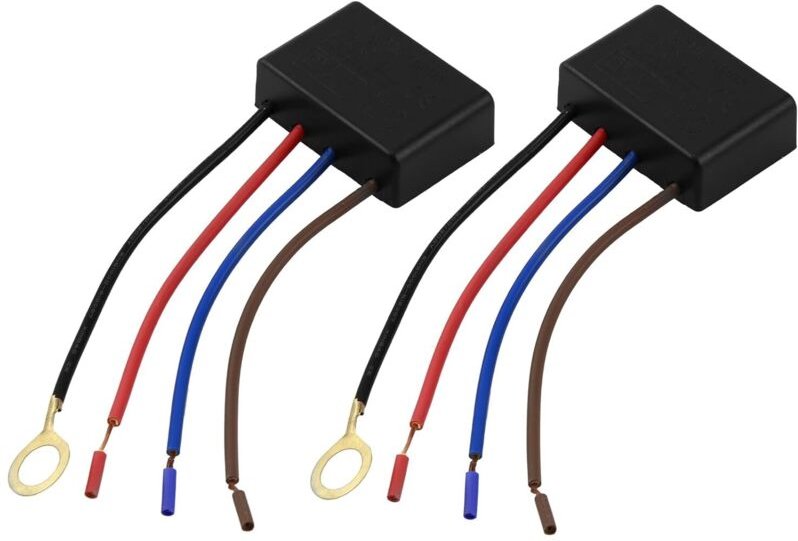 CCYKXA Set mit 2 Touch-Schaltern für Tischlampen, 4-Wege-Touch-Sensor-Dimmerschalter, Touch-Schalter für Tischlampen, To...