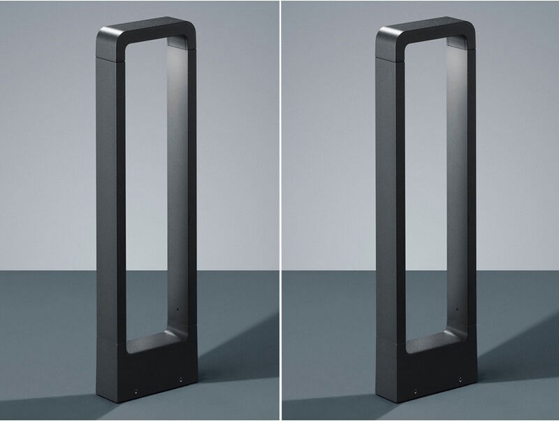 Trio Leuchten - led Sockelleuchte 2er Set Anthrazit Höhe 50cm IP54 - Außenleuchten Wegeleuchten