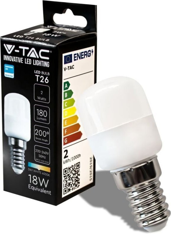 Thumbnail - V-TAC PRO LED-Glühbirne E14 2W ST26 natürliches Licht 4000K Chip Samsung 21235