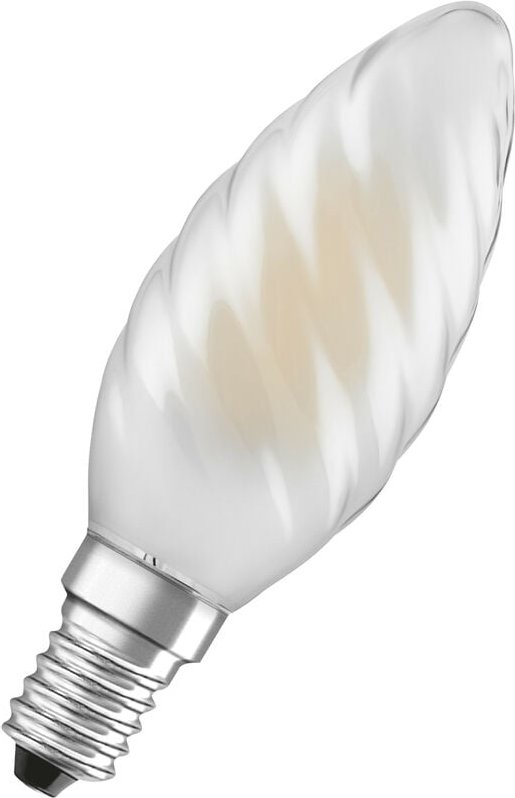 Osram - Superstar dimmbare LED-Lampe mit besonders hoher Farbwiedergabe (CRI90) für E14-Sockel, mattes Glas ,Kaltweiß (4...