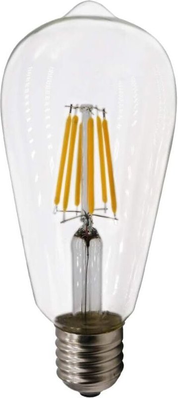 Retro Edison ST64 E26 LED-Glühbirnen (2 Stück, 6 W, 2700 K warmweiß, nicht dimmbar, 220 V)