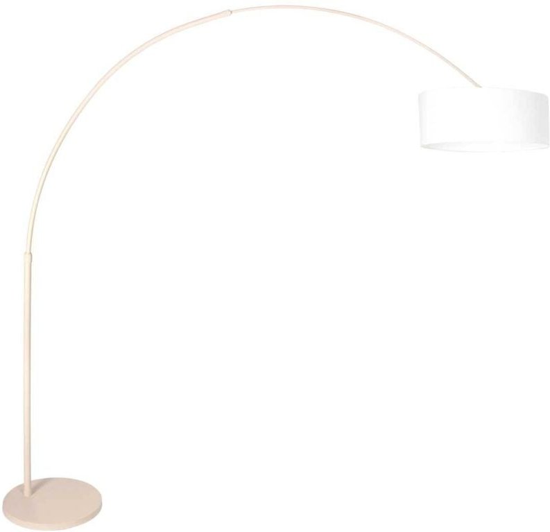 Steinhauer - stehlampe - Sparkled Light - beige weiß - leinen