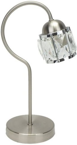 Edle Tischleuchte 1xe14 Nickel/Chrom 35x13x20 Cm - Fabrilamp