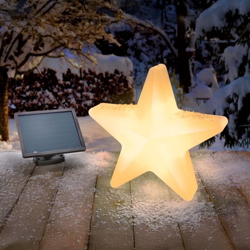 Esotec - Solarleuchte Leuchtstern ⌀ 40 cm Dekoleuchte außen wetterfest 102122