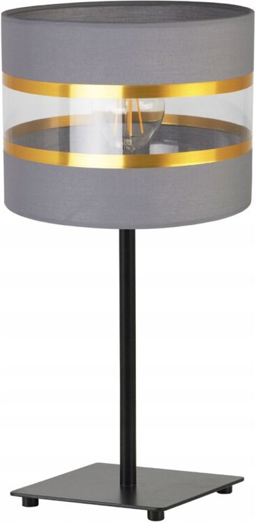 Nachttischlampe, Eleganter Goldener Lampenschirm, 20 Cm