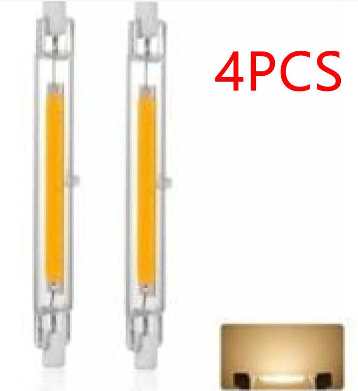 R7S LED-Glühbirne, 118 mm, 20 W, dimmbar, warmweiß 3000 K, 3000 lm, linear, ersetzt J118 20 W Halogenlampe, 360-Grad-Bel...