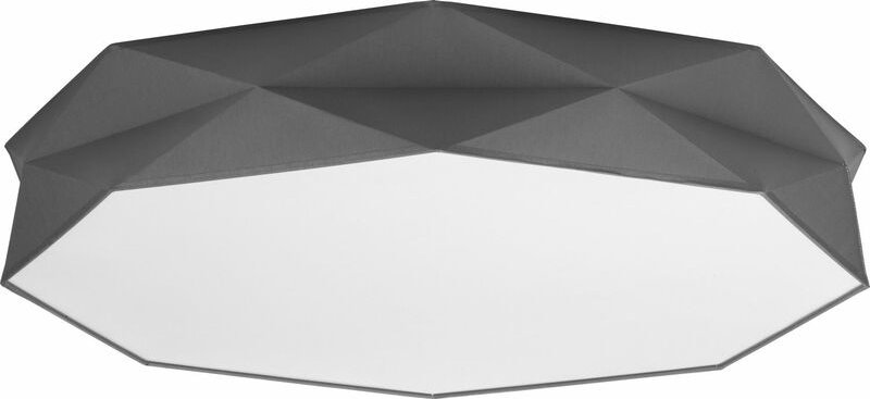 Licht-erlebnisse - Deckenleuchte Modern Schwarz Stoff B:88cm groß