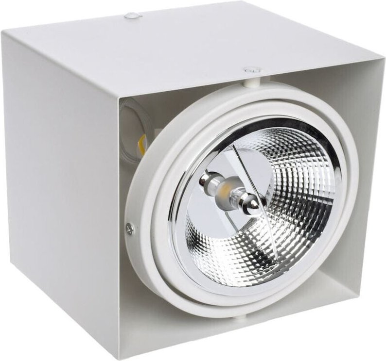 Aufbauleuchte Plaza 1xGU10 AR111 Weiß