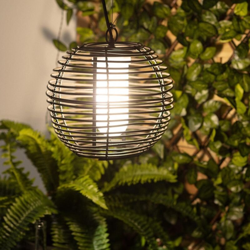 Pendelleuchte für den Außenbereich Asha Braun