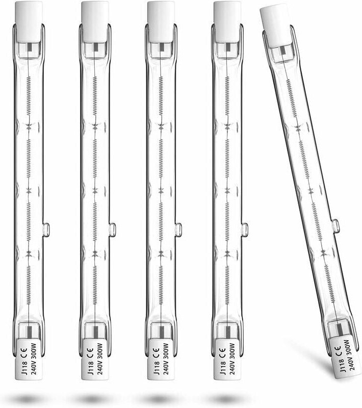 Ontway - 300 w Halogenlampe, 118 mm, dimmbar, J118, R7s, lineares Halogen-Flutlicht, warmweiß, 2800 k, R7s, dimmbare Hal...