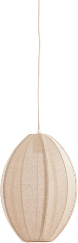 Hängeleuchte - Milatos - beige - textil - E27 - - Light&living