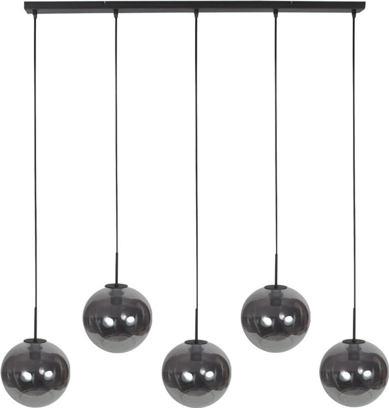 Hängeleuchte - HaloSwap - schwarz - glas - große - Mexlite