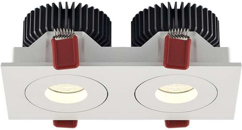 1er-Pack 8W LED-Deckeneinbaustrahler, hoher Lichtindex, blendfrei