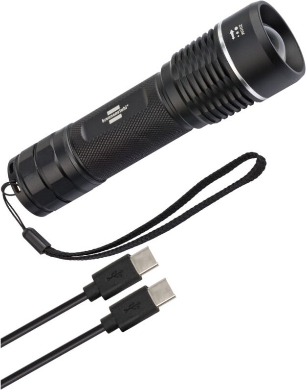 Brennenstuhl - LuxPremium Akku-Fokus LED-Taschenlampe tl 1201 af IP67 / Taschenleuchte mit heller cree-led (stufenloser ...