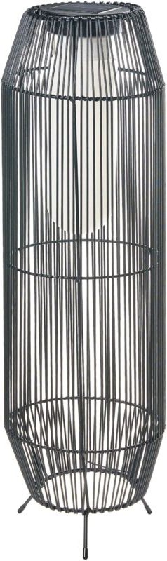 Solarbetriebene Laterne DONGWE 70 cm Schwarz