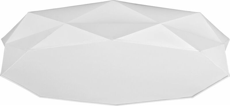 Licht-erlebnisse - Stoff Deckenleuchte Weiß eckig Esszimmer Wohnzimmer Lampe