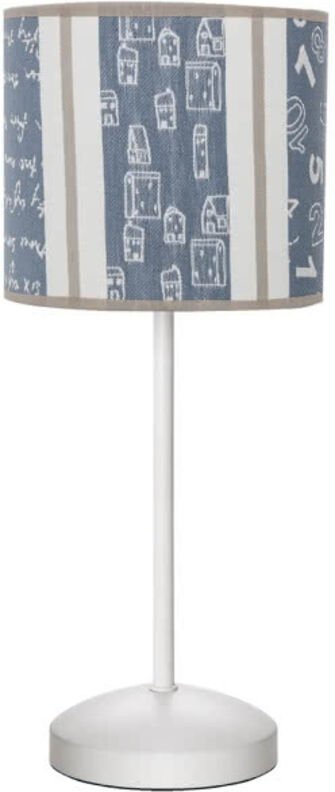 My Lamp - Letters Tischlampe Blau/Weiß 1xe14 43x20d