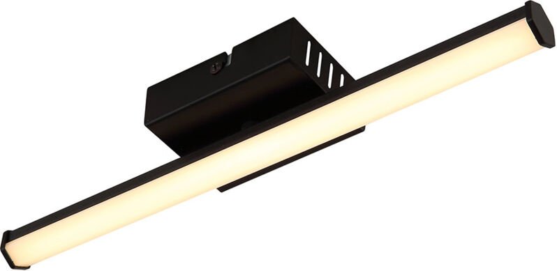 Thumbnail - Globo - Deckenleuchte Deckenlampe Flurlampe led Küchenleuchte schwarz opal l 34,2 cm