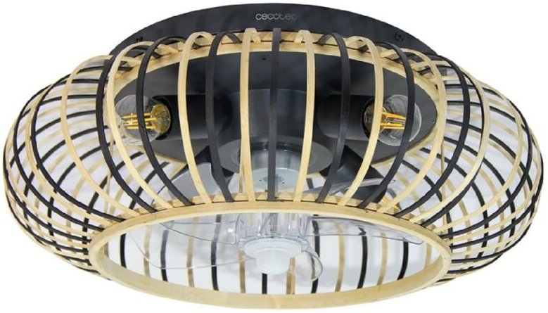 Cecotec Deckenventilator mit Licht EnergySilence LampAero 600 Natürlich Holz