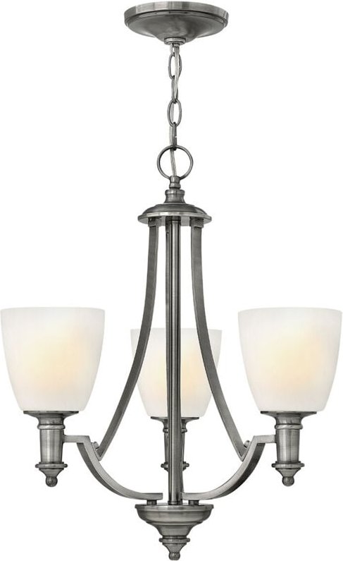Thumbnail - Elstead - Truman - Multi Arm Chandelier 3 Light Antik Nickel Finish, E27