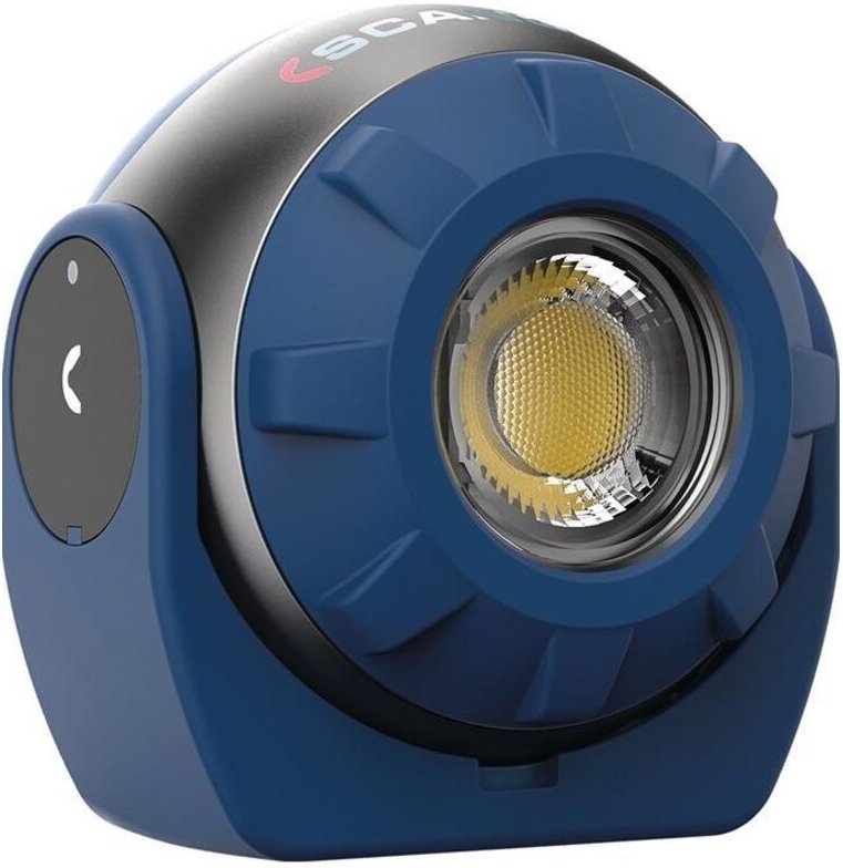 Scangrip SOUNDLED S Akku Minibaustrahler 600 Lumen Bluetooth Lautsprecher IP65