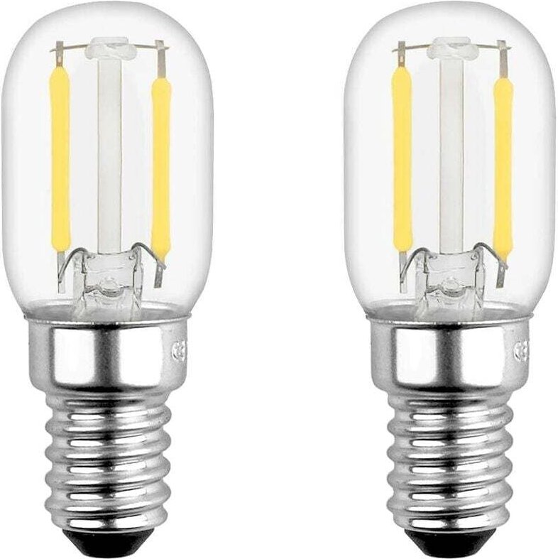 T22 LED-Glühbirne, E14 2 W LED-Glühbirne, entspricht 15 W E14-Glühlampe, Warmweiß 2700 K, kleine LED für Kühlschrank/Sal...