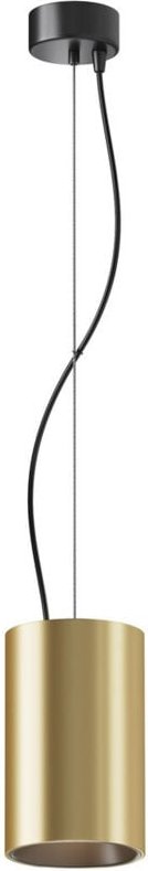 Maytoni Efir Schlanke Pendel-Deckenleuchte, Mattgold, 3000 K, 2730 lm