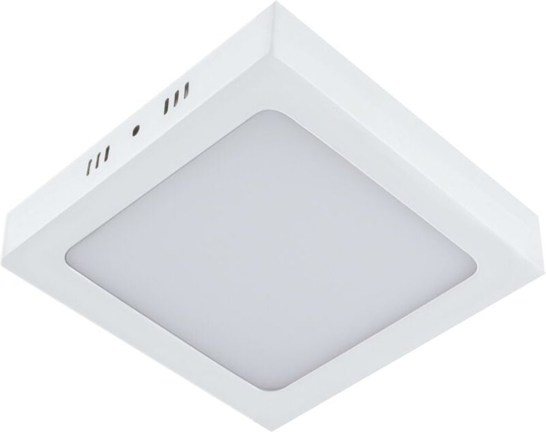 Licht-erlebnisse - Deckenlampe led Aluminium 22,5 cm breit Weiß eckig neutralweiß 4000 k 2010 lm