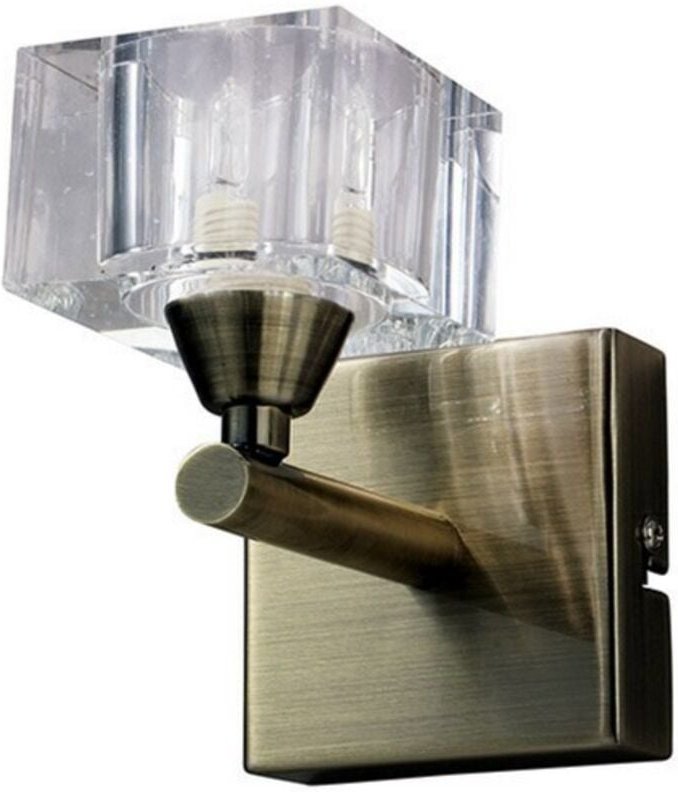 Inspired Mantra - Cuadrax - Wandgeschaltet 1 Licht G9, Antik Messing