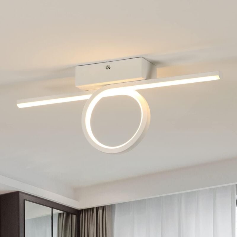 Led Wandleuchte Moderne Wandlampe Warmweiß 3000K Für Schlafzimmer, Wohnzimmer, Flur, Diele Weiß - Goeco