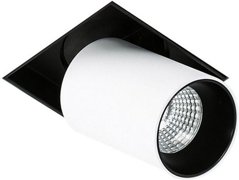Italux Novum Trimless Single 3000K - Moderne technische LED-Deckeneinbau weiß, schwarz, warmweiß 3000K 810lm