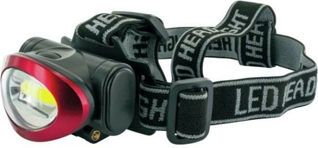 Schwaiger - Taschenlampe Works4You cob led Stirnlampe (neigbar, 3 Modi, IPX4)