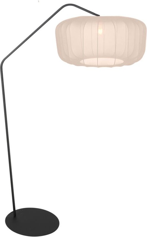 Anne Lighting - stehlampe - ZigZag - beige schwarz - metall