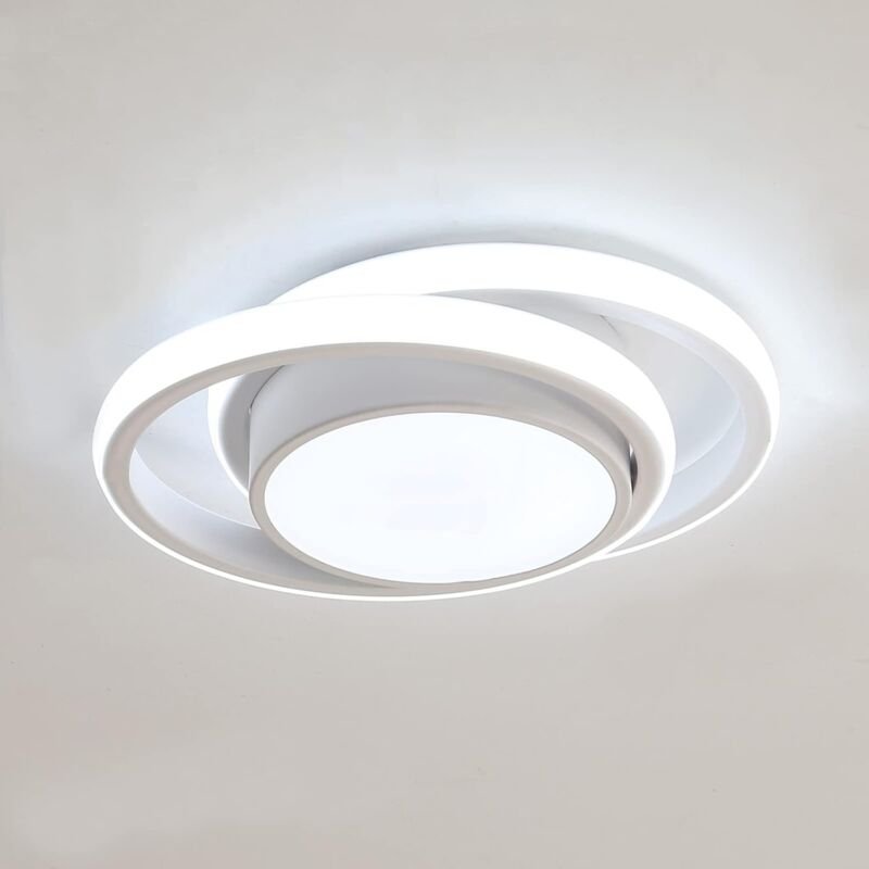 Comely - Moderne LED-Deckenleuchte, Runde Deckenlampe 27 cm für Flur, Schlafzimmer, Badezimmer, Küche, Wohnzimmer - 32W ...