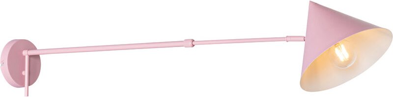 Designer-Wandleuchte rosa verstellbar - Triangolo