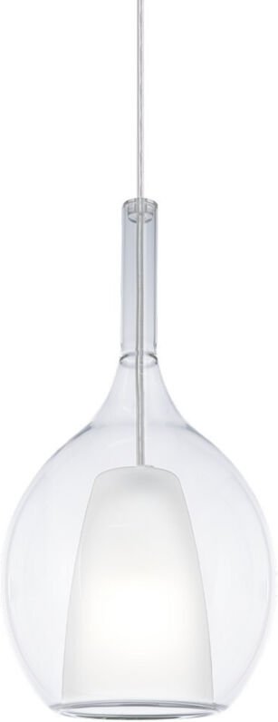 Ideal Lux KALIQUE 18 cm kugelförmige Pendelleuchte, transparent, 1x E27