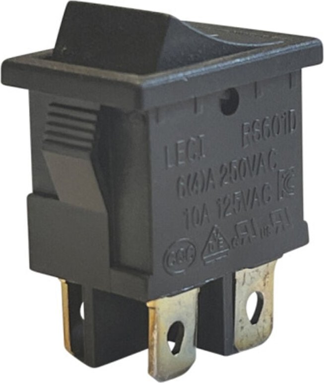 LECI RS601D Wippschalter 250V 10A 4Pin Kippschalter Schalter