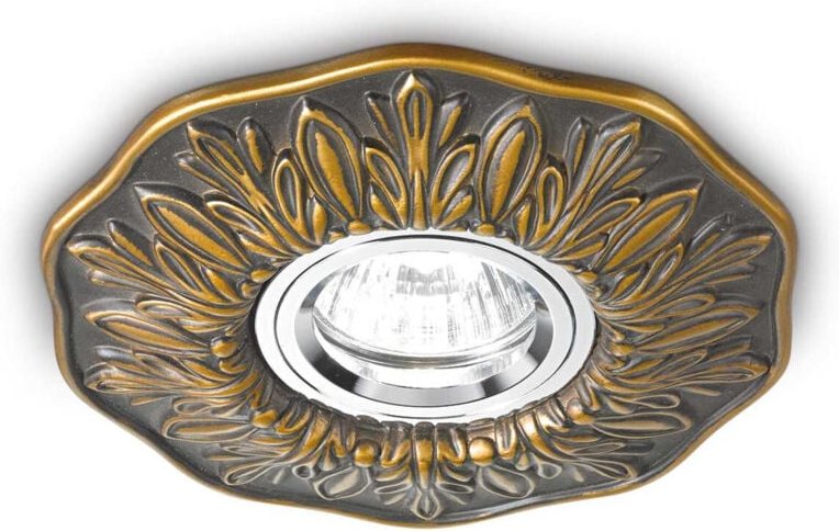 Ideal Lux - Polka - 1 Lichteinbaustrahler Bronze, GU10