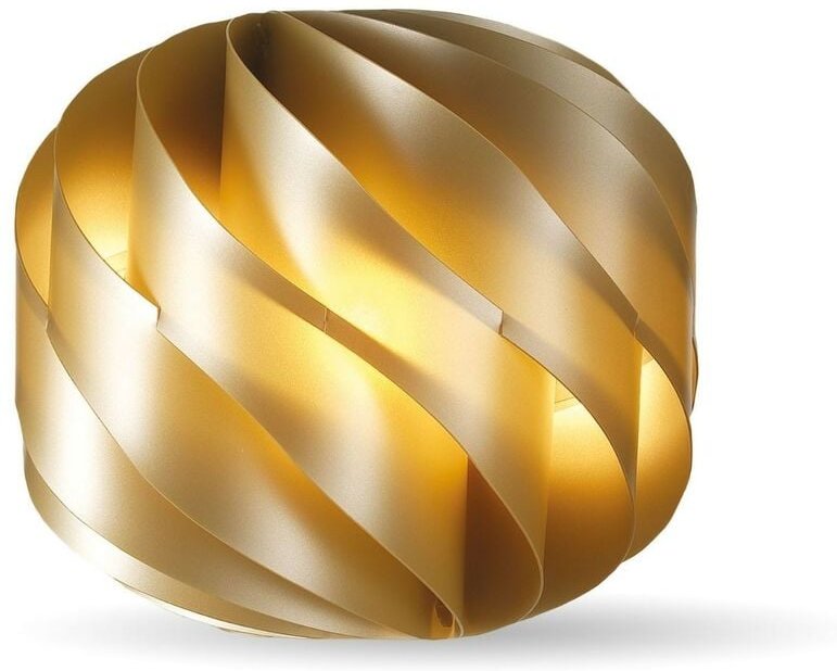 Neu Gold Tischlampe Cm. 15 x 14 Uhr