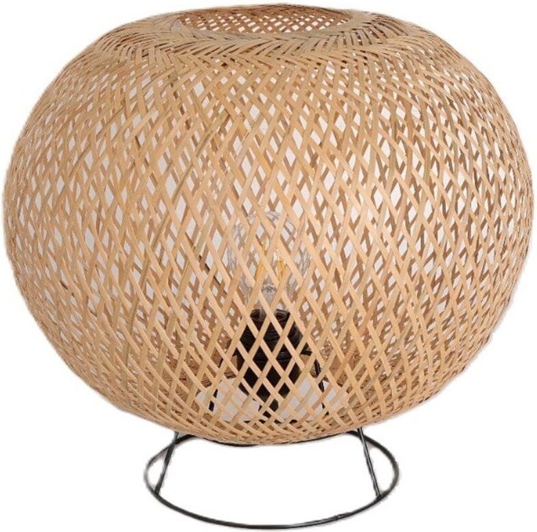 Thumbnail - Boho Lampe mit natürlichem Lampenschirm, dekorativ, 1xE27