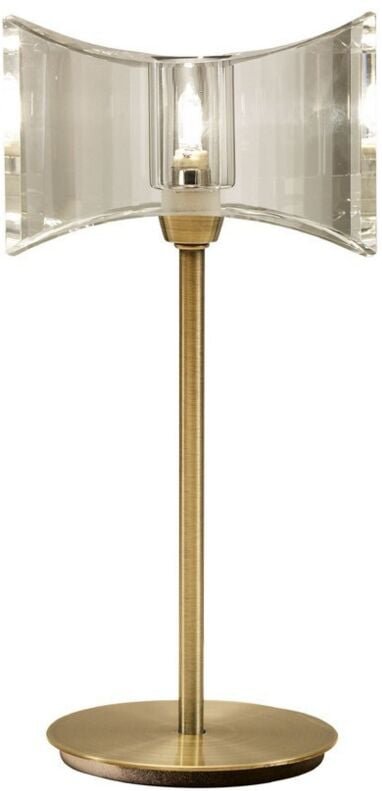 Inspired Mantra - Kromo - Tischleuchte 1 Light G9 Sraight Frame, Antik Messing