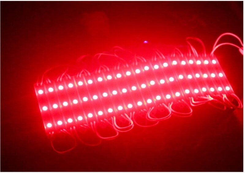 Trade Shop Traesio - Trade Shop - Modul 20 Stück 3 led smd 5050 5630 fred caldo blu rosso verde rgb IP65 -