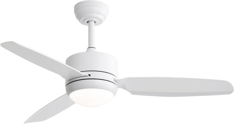 46-Zoll-Deckenventilator mit LED-Beleuchtung, 6-stufig verstellbarem Ventilator und hocheffizientem Gleichstrommotor