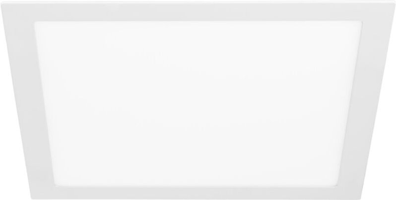 Forlight - Easy Square downlight cuadrado con luz led blanco cálido 3000K en color blanco