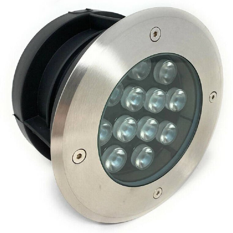 Trade Shop Traesio - Trade Shop - faretto incasso 12W calpestabile segnapasso IP67 luce 6500K 3000K 4000K ES08-12 -