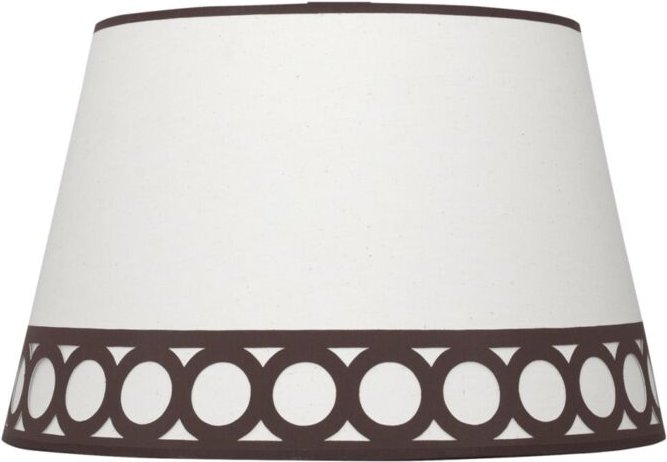 Lampenschirm dalia e14 silber/weiß 15dx12dx13h