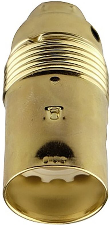 Metall-E14-Schraubfassung Vintage Messing Lampenfassung Ø25 x 60 mm