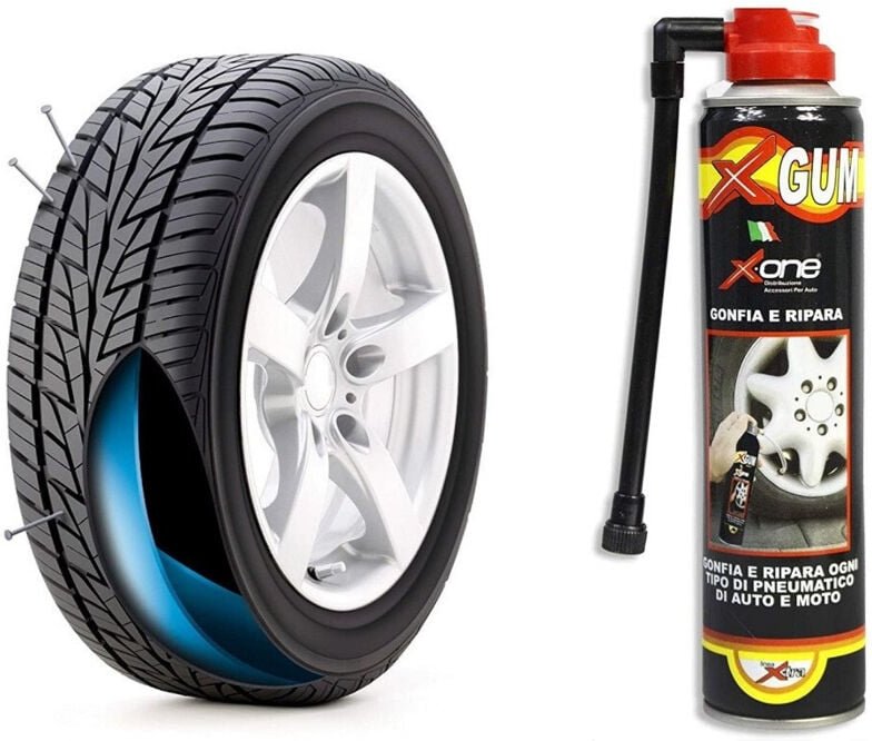 Trade Shop Traesio - Trade Shop - bomboletta spray ripara pneumatico by moto sigilla für penumatics 300 ml -