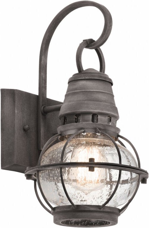 Elstead - Bridge Point - 1 leichte kleine Außenwandlaterne Zink IP44, E27
