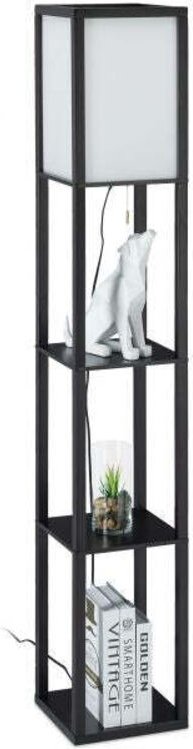 Stehleuchte mit ablage schwarz 8830914